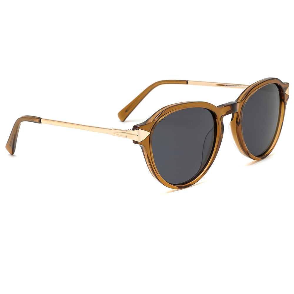 Óculos i9Vue Em Acetato Na Cor Caramelo Translucido