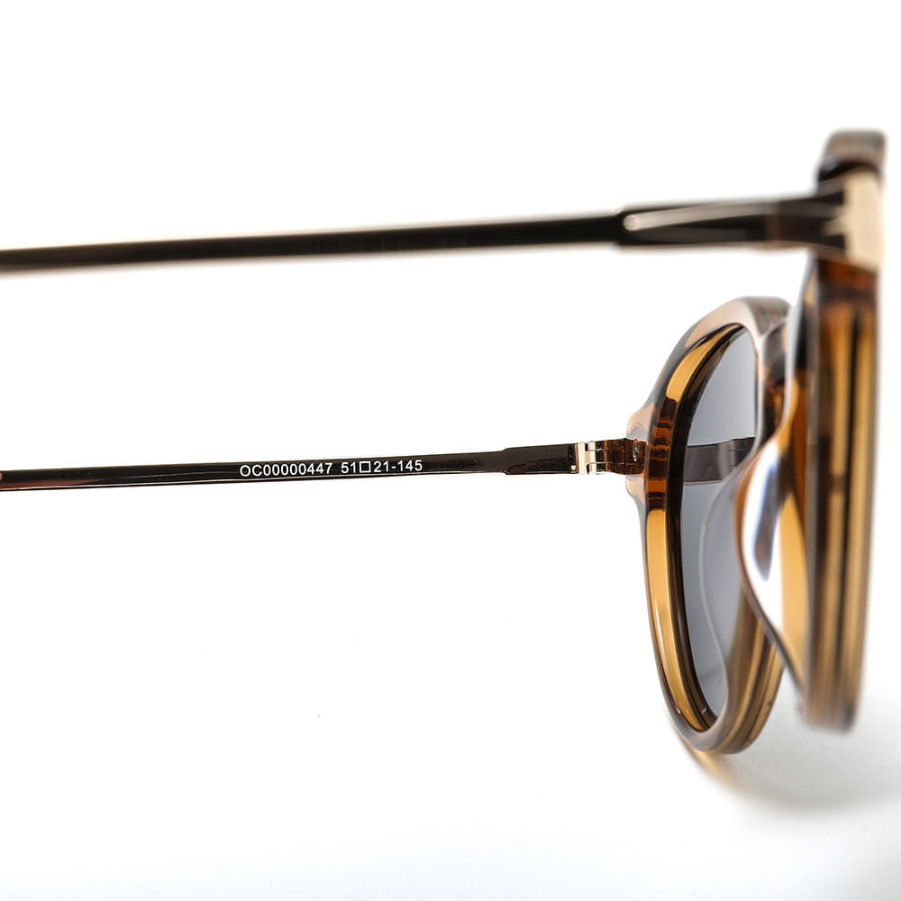 Óculos i9Vue Em Acetato Na Cor Caramelo Translucido